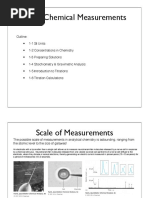 Ch. 1: Chemical Measurements