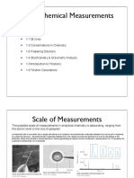 Ch. 1: Chemical Measurements