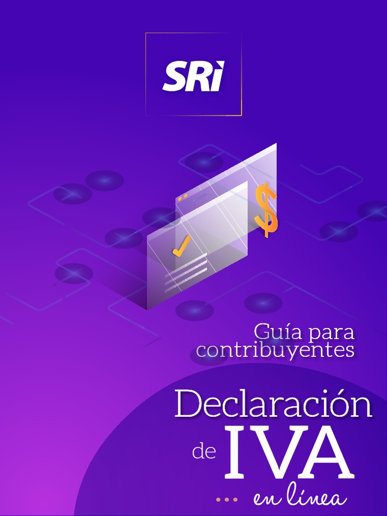Guía de Declaración del IVA 2025 | PDF | Impuesto al valor agregado ...