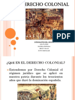 Derecho Colonial 