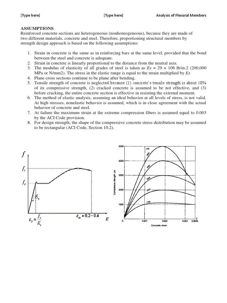 Flexural Member Analysis in Concrete Design | PDF | Strength Of ...