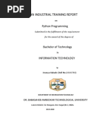 An Industrial Training Report PDF