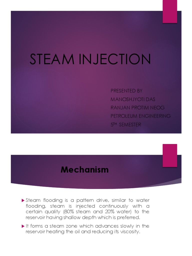 Steam Injection in Petroleum Engineering | PDF