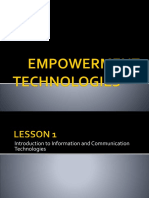 Introduction to ICT: Trends in Information and Communication Technologies