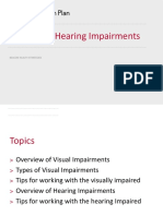 HARP 12 Visual and Hearing Impairments
