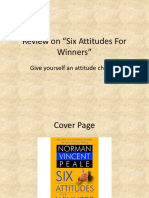 Six Attitudes For Winners