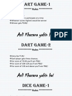 Rules : Dart Game-1