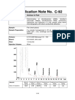 C-92 IC Application Note No.: Title: Amines in Fish