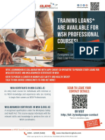 Training Loans Are Available For WSH Professional Courses!: Only 6% Per ANNUM