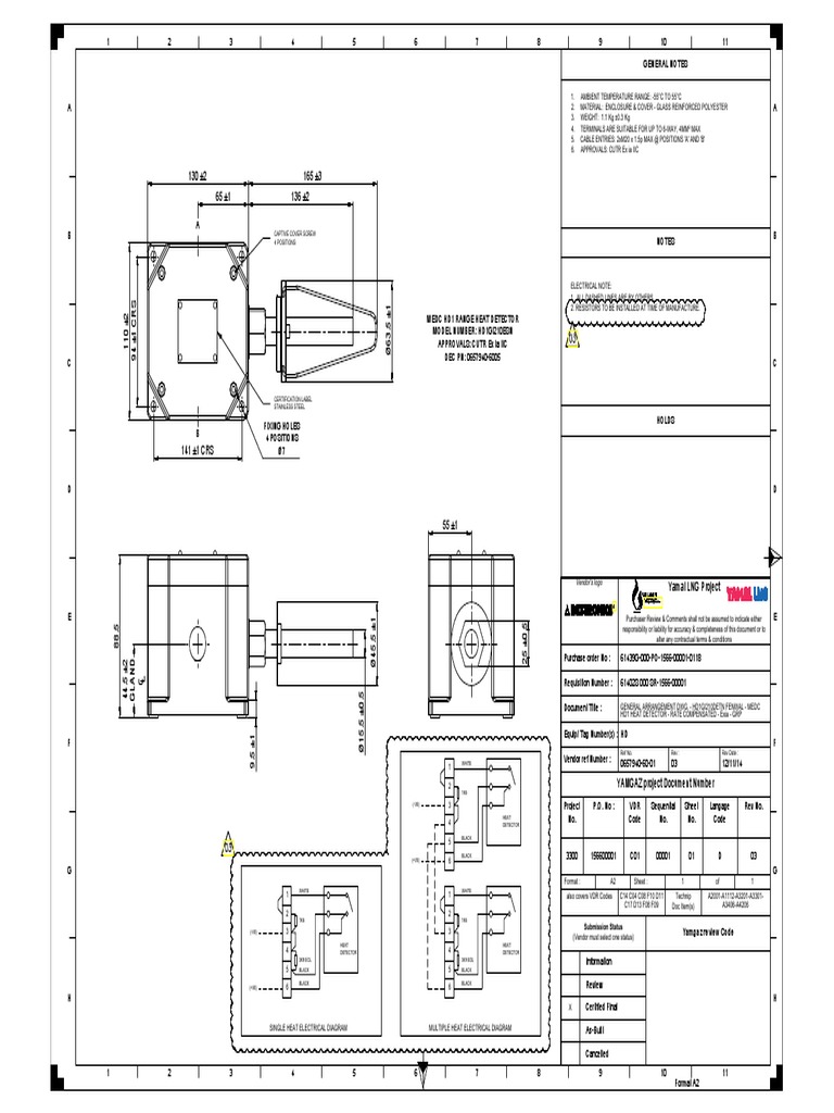 EATON MEDC HD1 Rivelatore Di Calore - Nuovo Mai Usato, Scorta NOS
