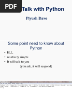 Python Learinng Material