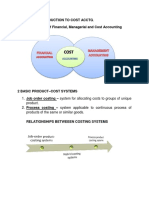 Chapter I. Introduction To Cost Acctg. Comparison of Financial, Managerial and Cost Accounting