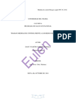 Medidas de Control Frente A Los Riesgo Según GTC 45, 2012