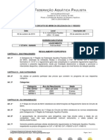 REGULAMENTO 1 Etapa Circuito Paulista de Mirim - Corinthians