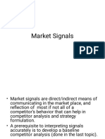 Market Signals