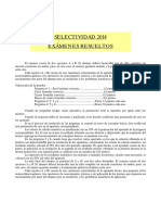 Exámenes de Química 2014: opciones A y B resueltas con detalles de valoración