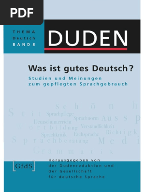 Was Ist Gutes Deutsch