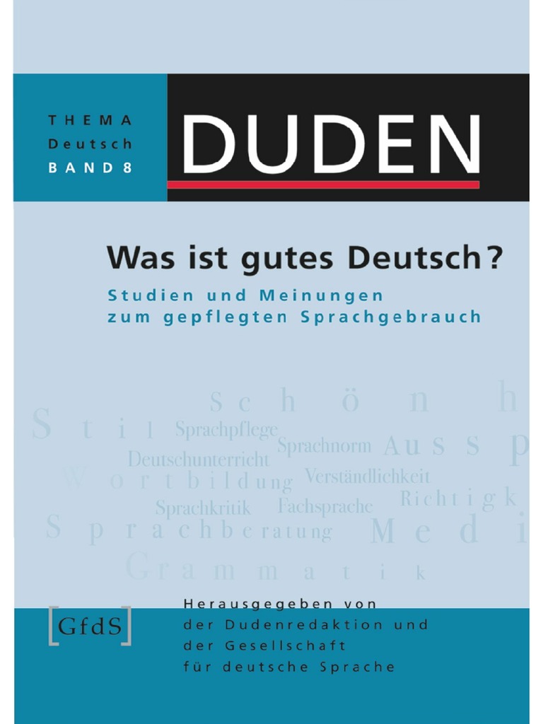 Was Ist Gutes Deutsch