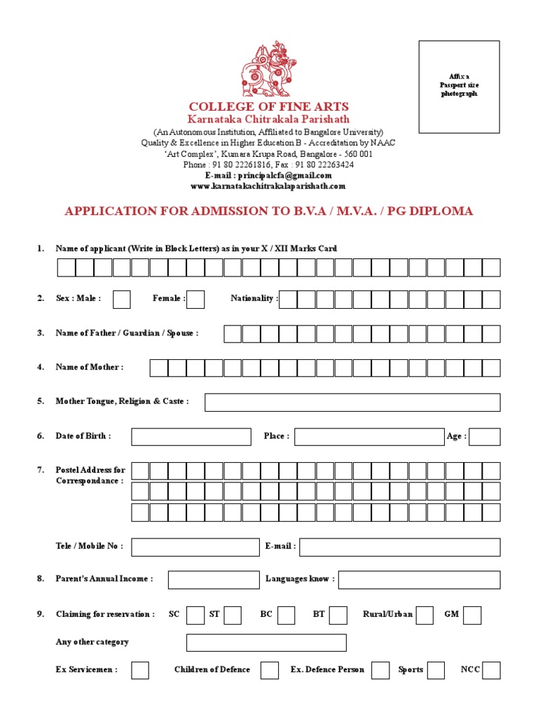 College of Fine Arts Karnataka Chitrakala Parishath PDF Learning