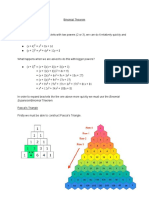 Binomial Theorem Notes PDF