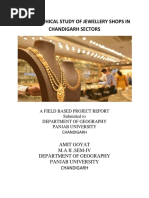 A Geographical Study of Jewellery Shops in Chandigarh Sectors