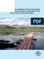 Guidelines On The Application of The Environmental Impact Assessment Procedure in Aquaculture in The Central Asia and Caucasus Region