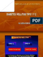 Diabetes Mellitus Tipo 1 y Tipo 2