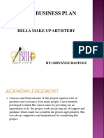 Salon Business Plan: Bella Make-Up Artistery
