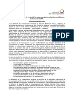 Législatives 2019: Rapport de La Mission D'observateurs de La Francophonie À Maurice