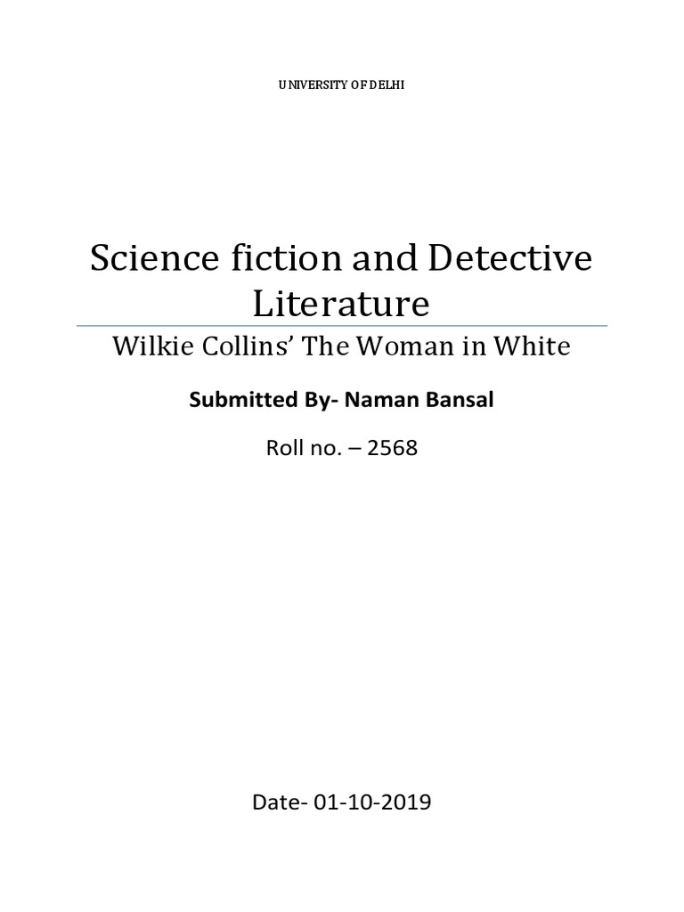 Woman in White As A Sensation Novel PDF The Woman In White (Novel)