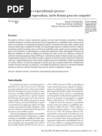 Ginástica e Especialização Precoce