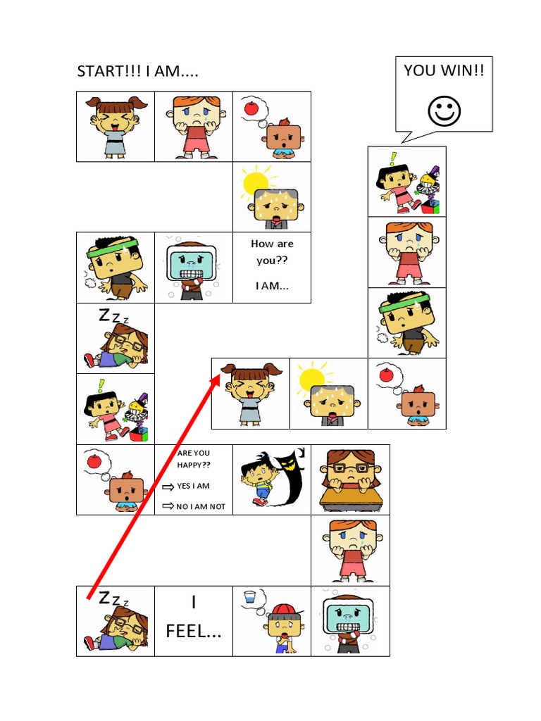 Feelings Board Game | PDF