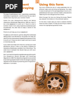 Risk Assessment For Spraying Pesticide