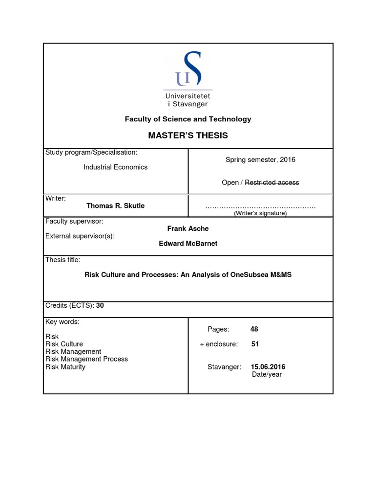 Risk Culture and Processes | PDF | Risk Management | Qualitative Research