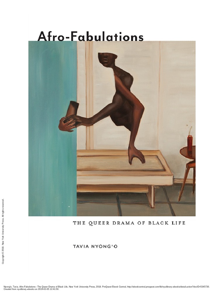 Afro-Fabulations The Queer Drama of Black Life PDF Queer Theory LGBTQIA+ Studies photo
