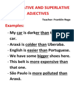 Comparative and Superlative Adjectives