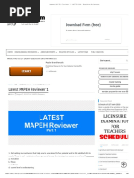 2018 MAPEH LET REVIEWER