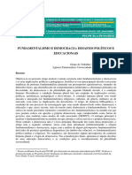 Fundamentalismo e Democracia - Desafios Políticos e Educacionais