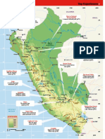 2013 Mapa de Carreteras Del Peru- Lonely Planet
