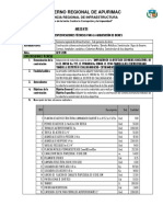 Adquisición de materiales para construcción de cobertura metálica semicircular