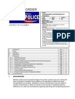 DC MPD General Orders - Transportation & Searches of Prisoners GO - 502 - 01