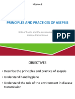 Principles and Practices of Asepsis: Module E