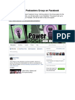 Join The Power Podcasters Group On Facebook