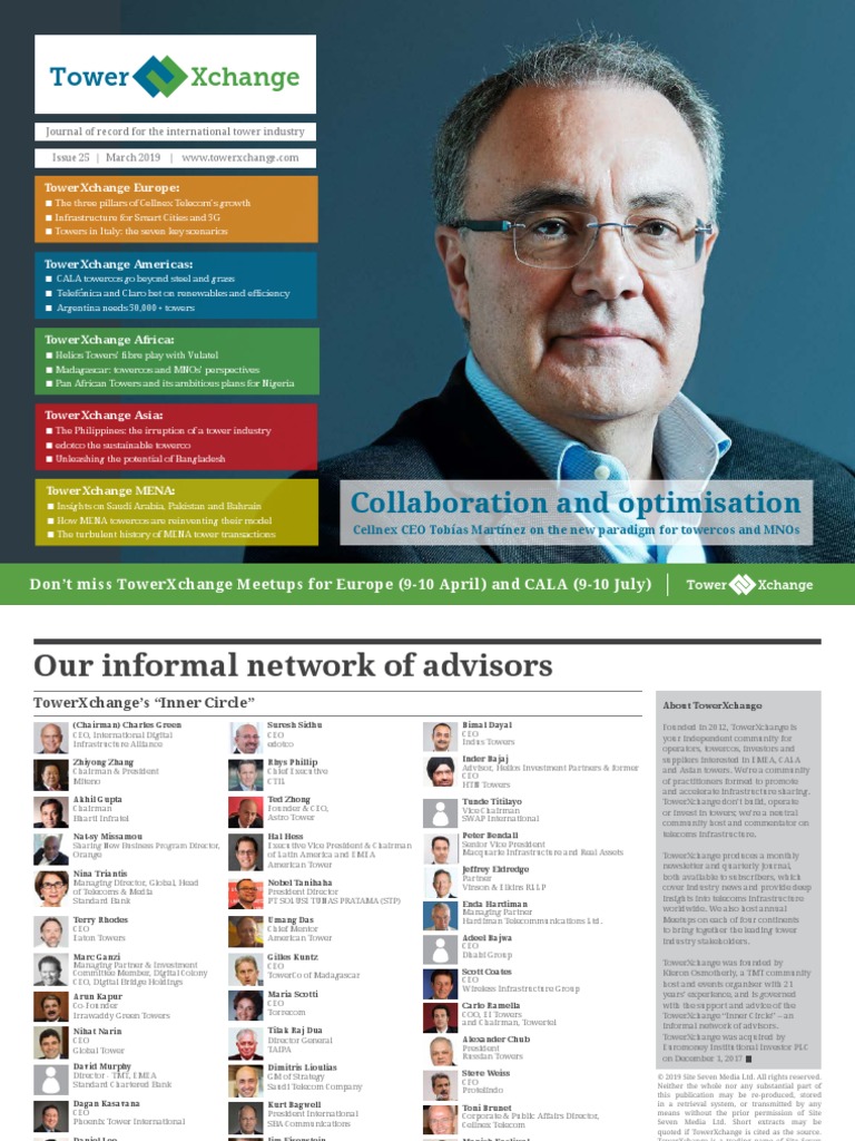 Towerxchange Issue 25 Mar 2019 Pdf Pdf Service Companies