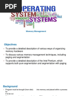 CS4310 MemoryManagement