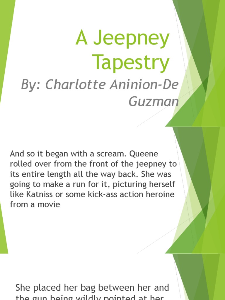 A Jeepney Tapestry PDF Dinner Kitchen