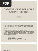 Creative Ideas For Adult Ss