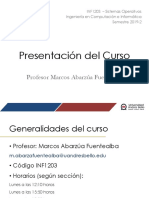 2019-2 INF1203 - Presentación Del Curso