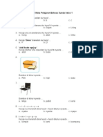 Soal Mata Pelajaran Bahasa Sunda Kelas 1