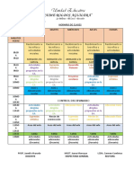 Horario de Clases 2019-2020